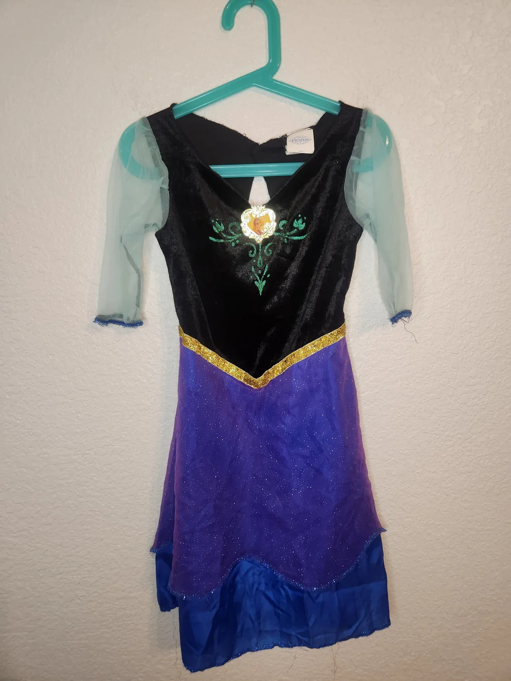 Disney Frozen anna princess dressup Halloween costume Size s 4 6